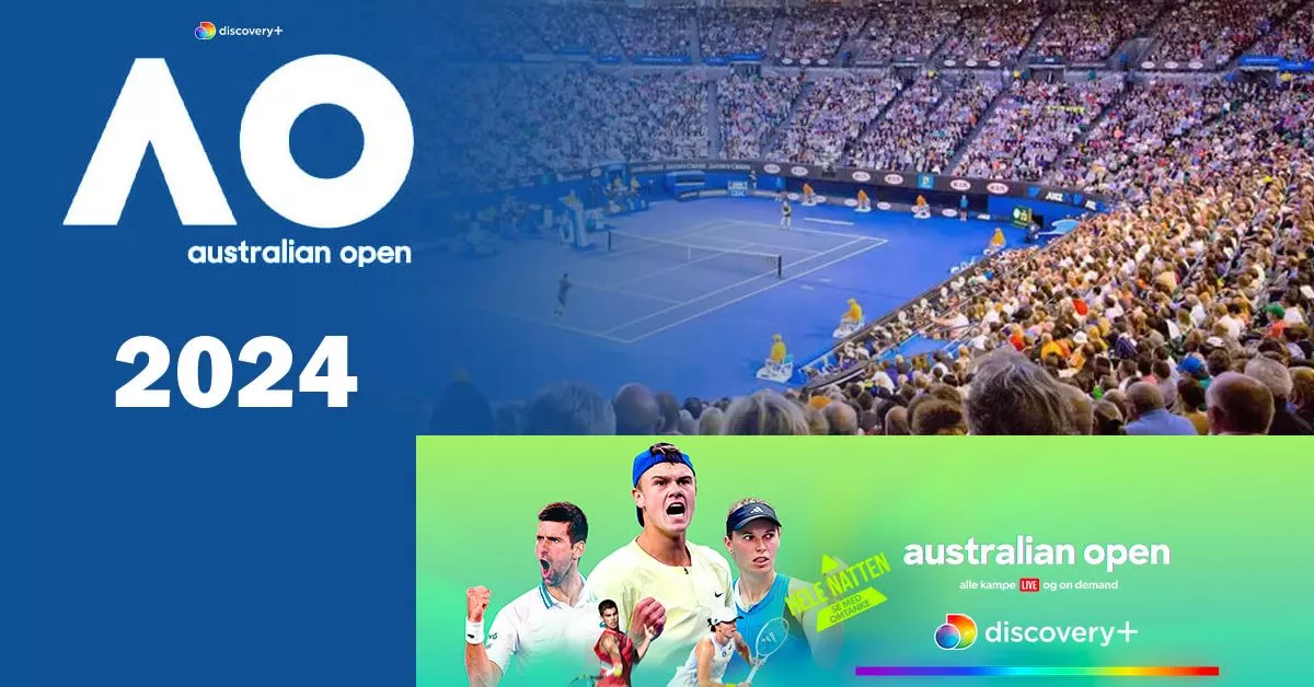 Australian open tennis 2024 TV Streaming discovery+