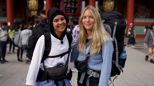 Først til verdens ende 2024 Emilie og Nadine