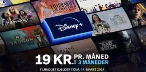 disney+ tilbud 19kr