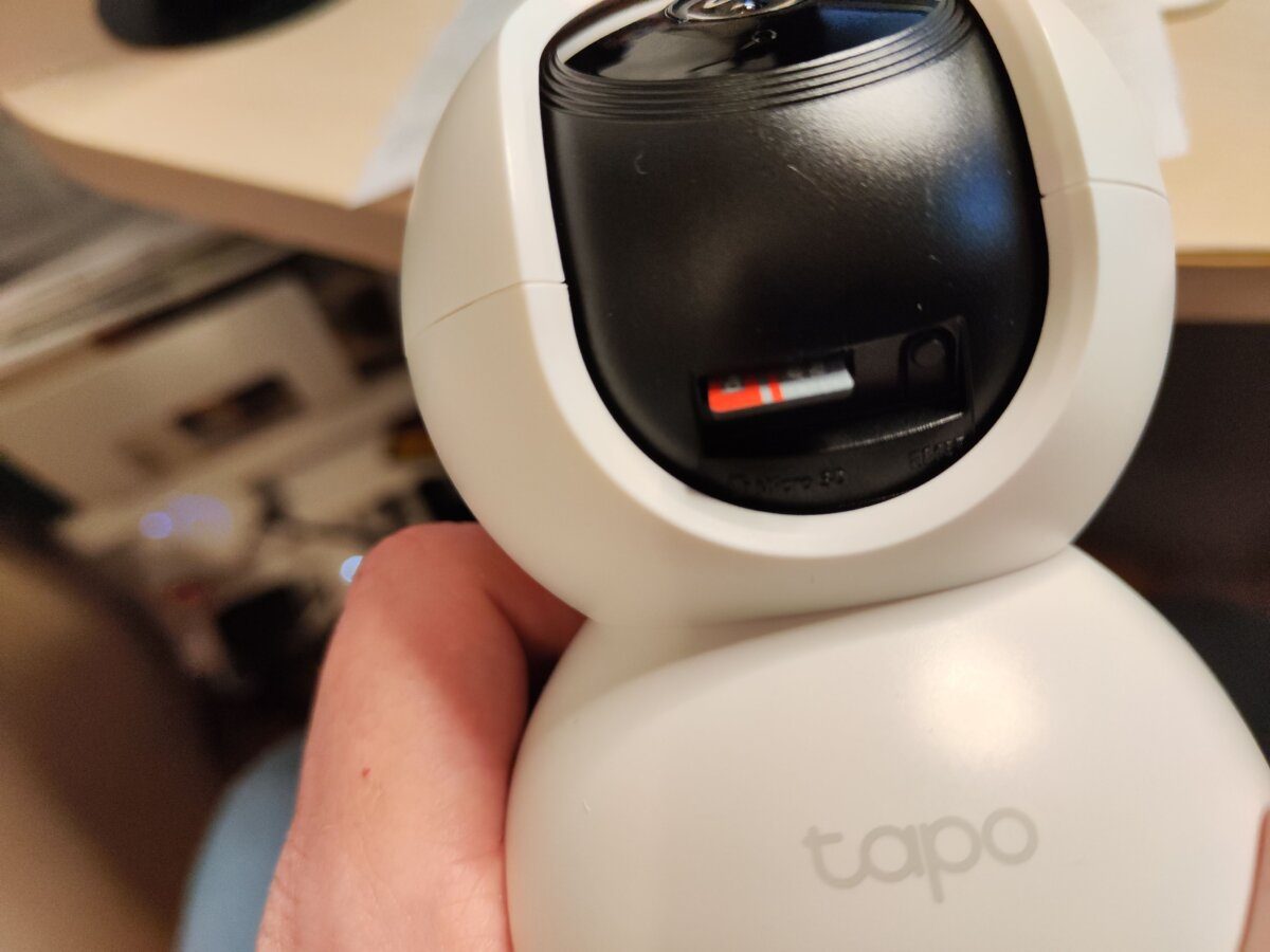 Tapo C200 micro sd kort