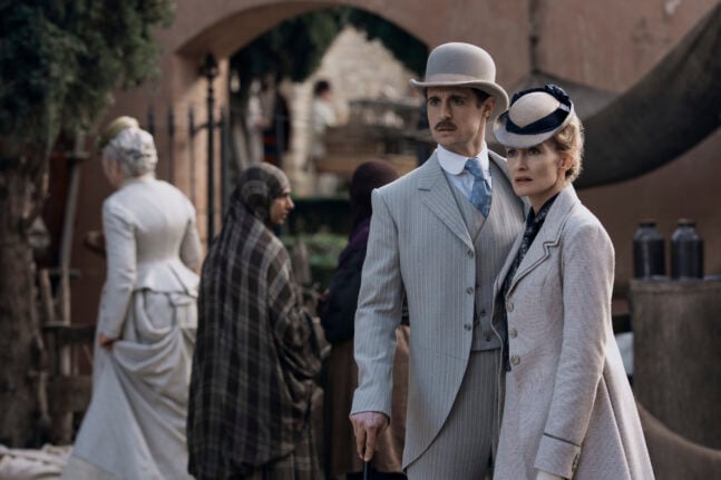 Max Irons Natascha McElhone Photo credit Dan Smith