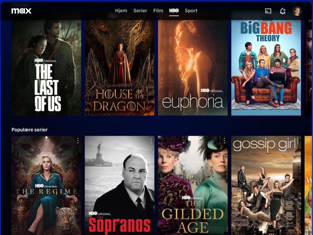 Max hbo kategori