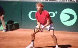 Davis Cup - August Holmgren (foto Dansk Tennis Forbund)