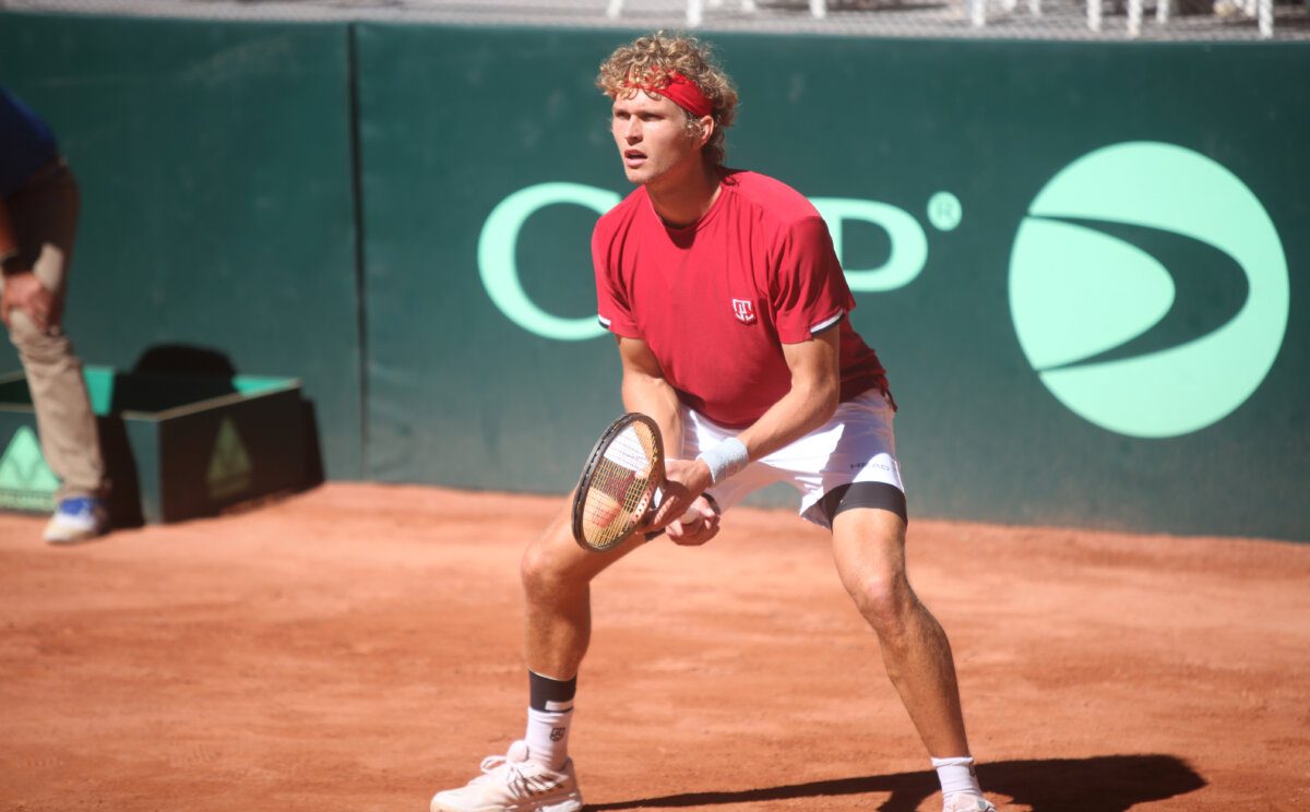 Davis Cup - August Holmgren (foto Dansk Tennis Forbund)