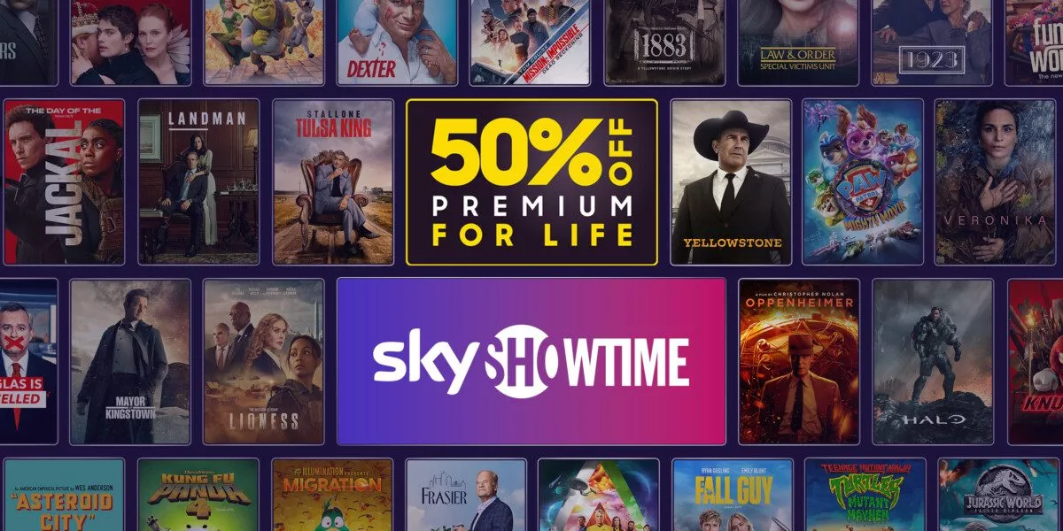 SkyShowtime Premium 50% tilbud