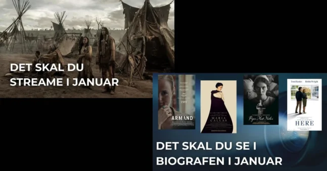 Det skal du streame og se i biografen januar 2025