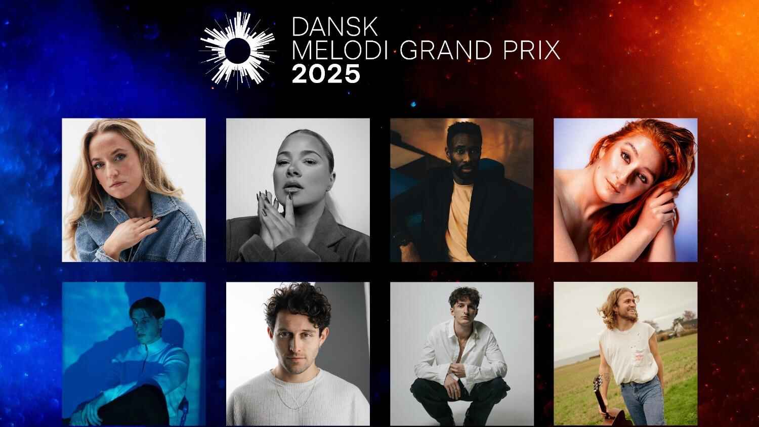 Dansk Melodi Grand Prix 2025 deltagere