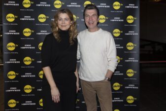 Sofie Lassen-Kahlke og Jesper Lohmann mødte op til presseevent i anledning af serien kommer på Pluto TV