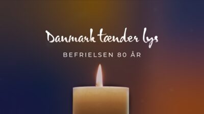 Danmark tænder lys Befrielsen 80 år
