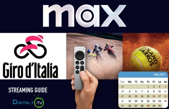 Live sport på Max Maj 2025: Se French Open, Giro d’Italia og mere