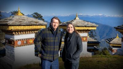 Anne og Anders i Bhutan