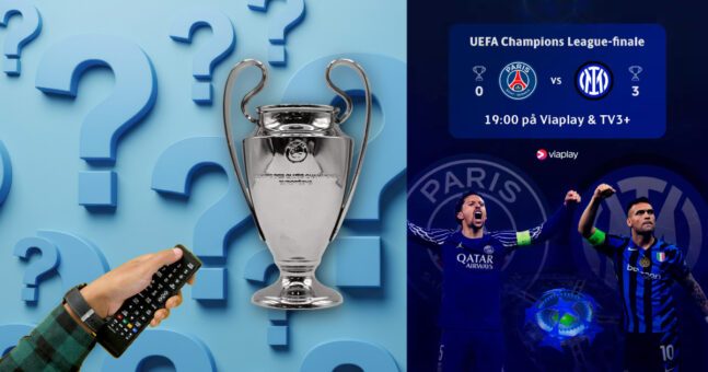 PSG – Inter Champions League finalen 2025 på TV og Streaming
