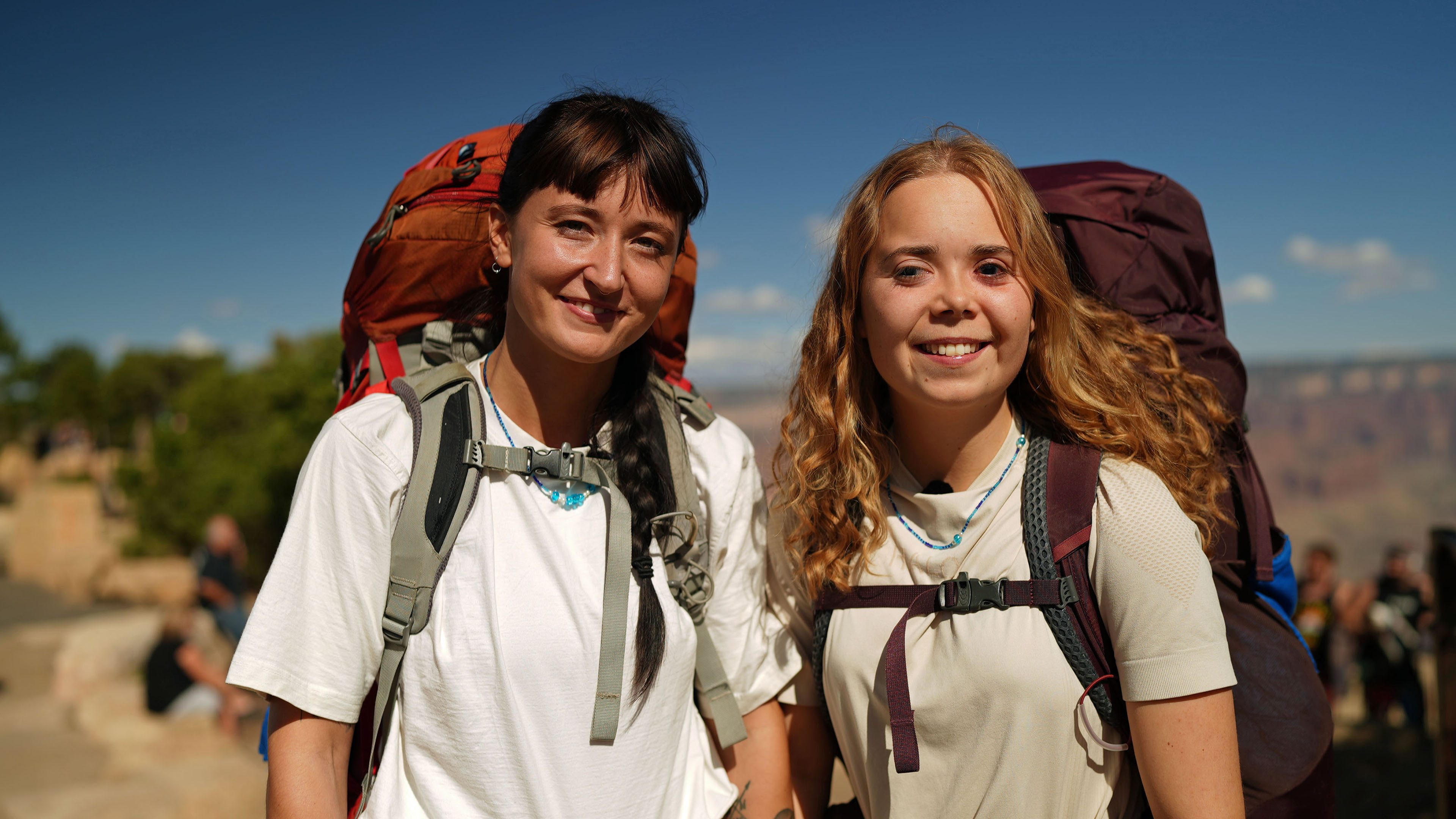 Først til Verdens Ende 2025 TV 2 Blåt Hold Mille og Amalie