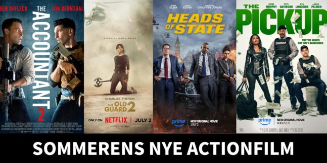 Sommerens nye Actionfilm på Netflix, Disney+, Max og Prime Video