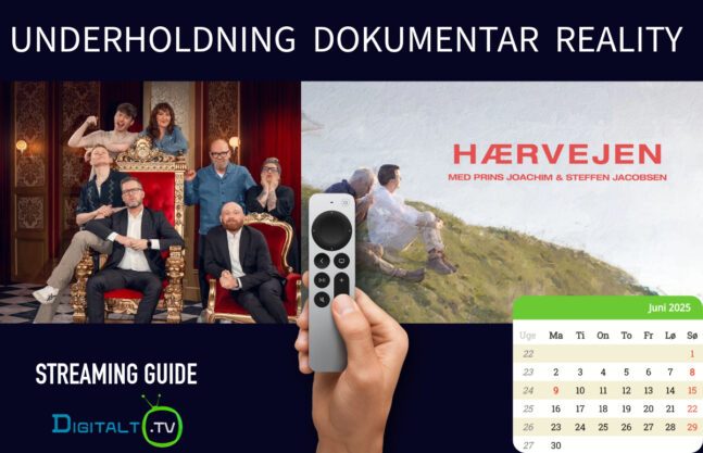 Nye dokumentarer og underholdning på streaming i juni 2025