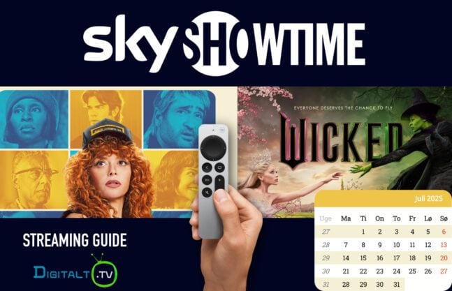 Nyt på SkyShowtime juli 2025 Månedsguide