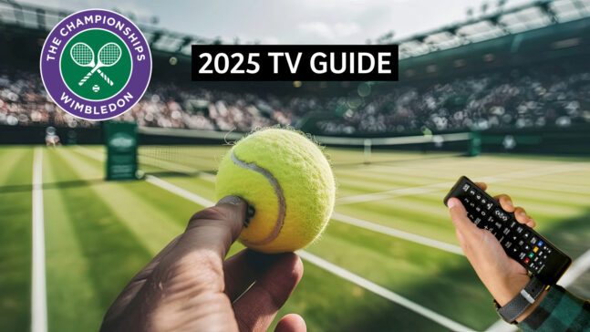 Wimbledon tennis 2025 TV Guide