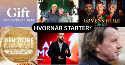 DRTV afsloerer premieredatoer Her er dine yndlingsprogrammer tilbage