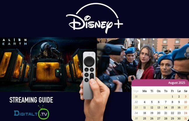 Nyt på Disney+ august 2025