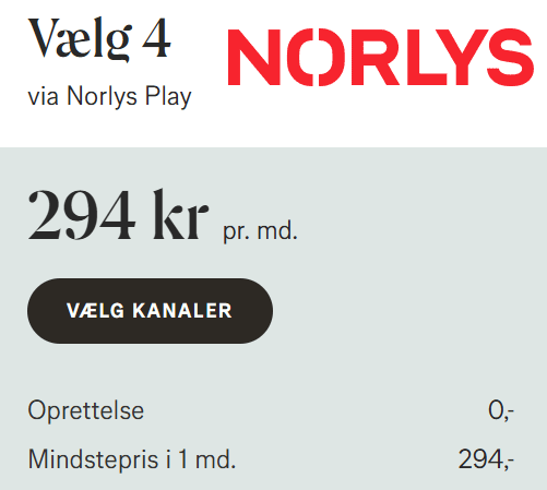 Norlys Play Vaelg 4
