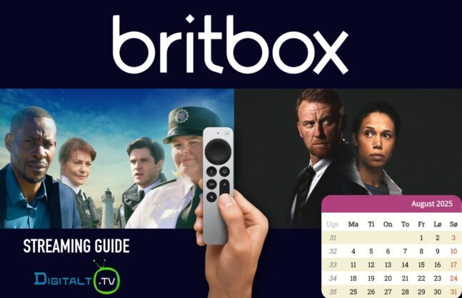 Nyt på Britbox august 2025 Månedsguide