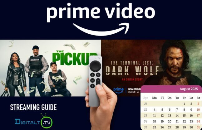 Nyt på Prime Video august 2025 Månedsguide