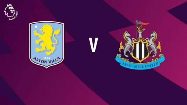Hvem viser Aston Villa - Newcastle
