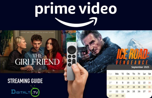 Nyt på Prime Video September 2025 Månedsguide