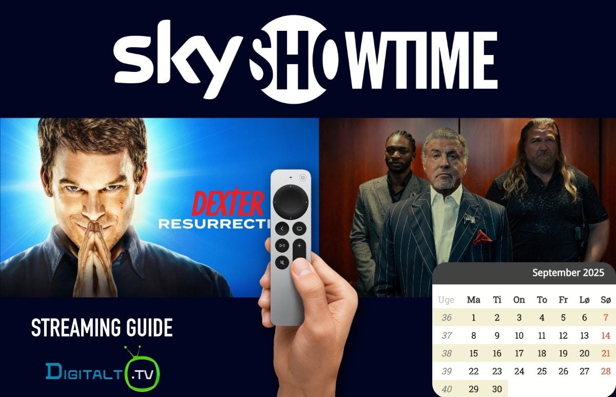 Nyt på SkyShowtime September 2025 Månedsguide