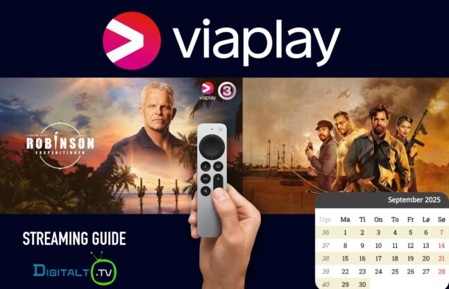 Nyt på Viaplay September 2025 Månedsguide