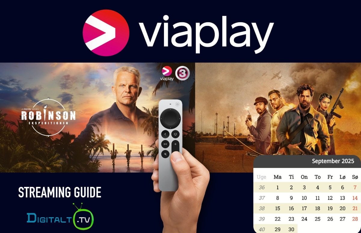 Nyt på Viaplay September 2025 Månedsguide