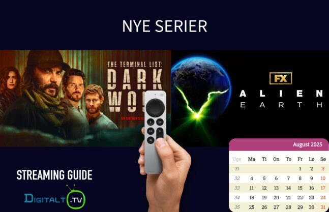 Serieguide Nye serier der starter i august 2025