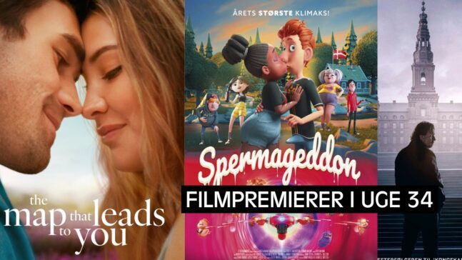 Ugens filmpremierer – Uge 34 HBO Max, Prime Video, TV 2 Play, Viaplay
