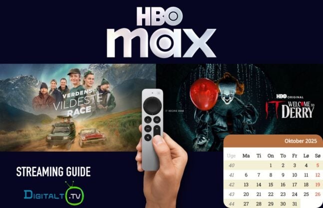 Nyt på HBO Max i Oktober 2025