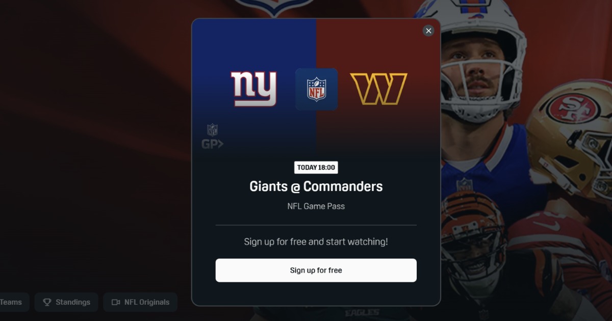 Sådan kan du se en gratis NFL kamp hver uge
