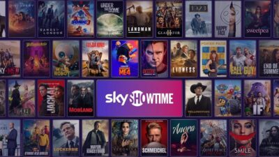 SkyShowtime indhold posters