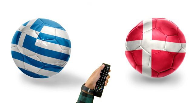 Hvem viser Grækenland - Danmark VM kvalifikations kampen