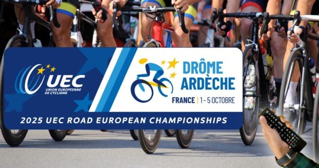 Cykel EM 2025 på TV og Streaming