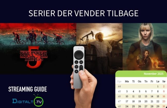 Disse Serier vender tilbage med nye sæsoner i november 2025