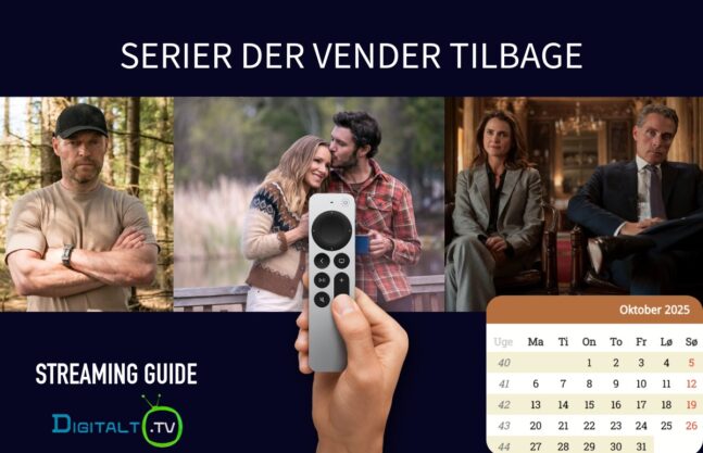 Disse vender tilbage med nye sæsoner i oktober 2025