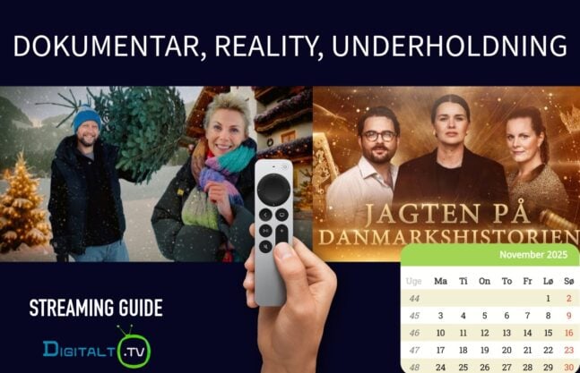 Nye dokumentarer, reality og underholdning på streaming i november 2025