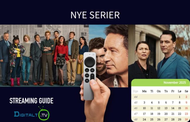 Nye serier der starter i november 2025