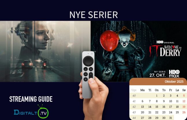 Nye serier der starter i oktober 2025