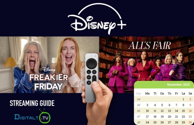 Nyt på Disney+ November 2025 Månedsguide