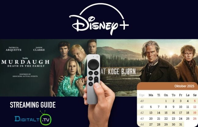 Nyt på Disney+ i Oktober 2025