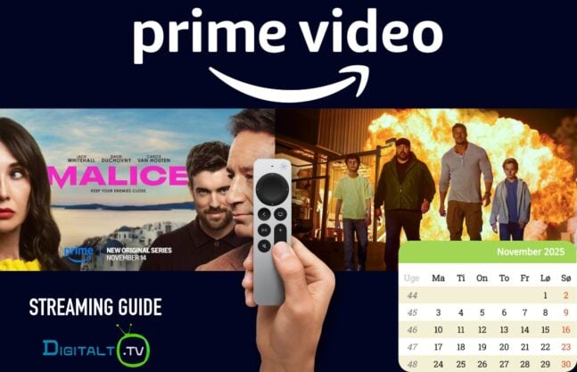 Nyt på Prime Video November 2025 Månedsguide