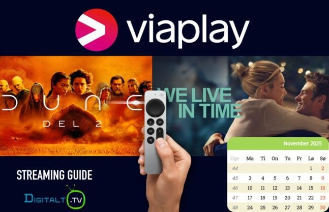 Nyt på Viaplay November 2025 Månedsguide