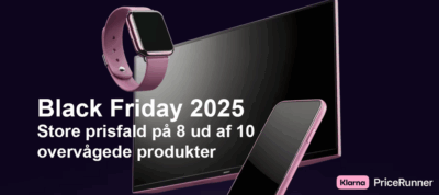 8 ud af 10 af de mest overvågede produkter på PriceRunner er faldet i pris før Black Friday