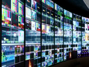 TV 2 kontrolrum illustration