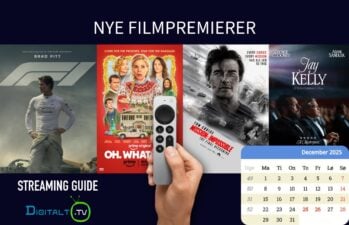 Her er månedens nye filmpremierer på streaming - december 2025
